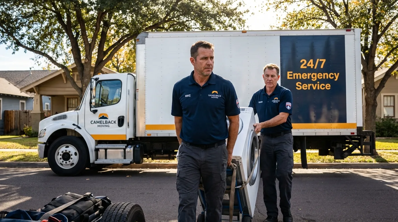 CamelBack Moving crew loading furniture in Bethany Beach, DE